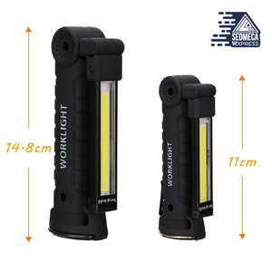 COB LED Flashlight Portable USB Rechargeable 5 Mode Working Light Magnetic Torch Lanterna Hanging Hook Lamp for Outdoor Camping. Sedmeca Express. Instrumentation and Electrical Materials.