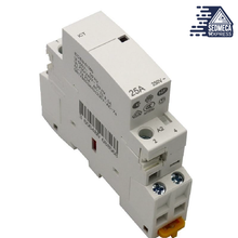 Load image into Gallery viewer, CT 2P 25A 220V/230V 50/60HZ Din rail Household ac contactor 2NO or 1NO 1NC. Sedmeca Express. Instrumentation and Electrical Materials.
