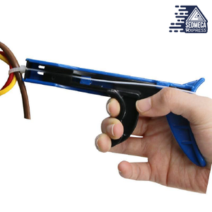 Cable Tie Gun Hand Tools Fastening Tool TG-100 Tensioning For Nylon Tightening The Clamp When Trimming. Sedmeca Express. Instrumentation and Electrical Materials.