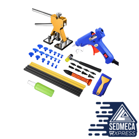 Car paintless dent repair tools Dent Repair Kit Car Dent Puller with Glue Puller Tabs Removal Kits for Vehicle Car Auto. Sedmeca Express. Hand Tools & Equipments.