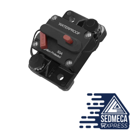 12-48V DC Waterproof Reset Fuse Vehicle Emergency Switch – SEDMECA
