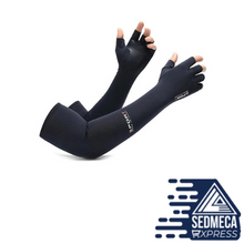 Load image into Gallery viewer, Cool Men Women Arm Sleeve Gloves Running Cycling Sleeves Fishing Bike Sport Protective Arm Warmers UV Protection Cover FA01 This thermal arm warmer is windproof, and it can help retain the warm heat of your arms, protecting you from cold thus, you don&#39;t need to wear thick clothes to workout SEDMECA EXPRESS. Personal Protective Equipment.
