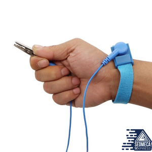 Cordless Clip Anti-Static ESD Wrist Strap for Discharge Cables