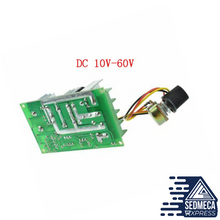 Load image into Gallery viewer, DC Motor Speed Controller Switch DC 20A 10-60V PWM High Power Drive Module 60A 12V~48V
