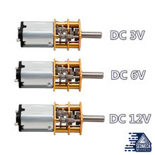Load image into Gallery viewer, DC 3V/6V/12V N20 Mini Micro Metal Gear Motor with Gearwheel DC Motors 15/30/50/60/100/200/300/500/1000RPM. Sedmeca Express. Instrumentation and Electrical Materials.
