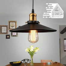 Load image into Gallery viewer, Decoration salon Edison Loft Style Vintage Industrial Retro Pendant Lamp Light e27 Holder Iron Restaurant Bar Counter Bookstore. Sedmeca Express. Instrumentation and Electrical Materials.
