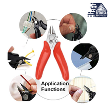 Load image into Gallery viewer, Diagonal Pliers 3.5 Inch Mini Wire Cutter Small Soft Cutting Electronic Pliers Wires Insulating Rubber Handle Model Hand Tools. Sedmeca Express. Hand Tools &amp; Equipments. Instrumentation and Electrical Materials.
