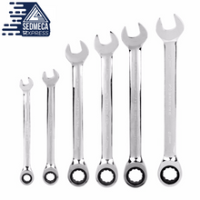 Load image into Gallery viewer, Ratchet Combination Metric Wrench Set Hand Tools Torque Gear Socket Nut Tools a set of key. Hand Tools &amp; Equipments. Sedmeca Express.
