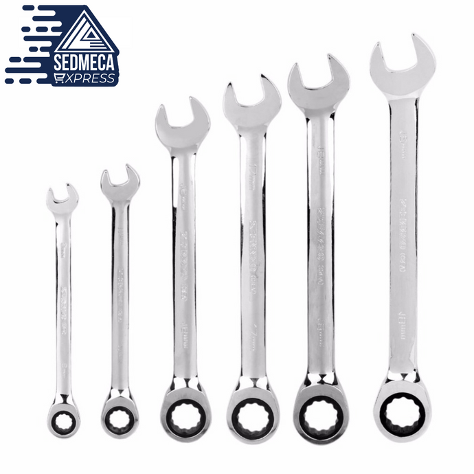 Ratchet Combination Metric Wrench Set Hand Tools Torque Gear Socket Nut Tools a set of key. Hand Tools & Equipments. Sedmeca Express.