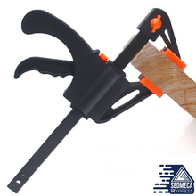 Load image into Gallery viewer, 4 Inch F Clamp Clip Hard Grip Ratchet Quick Release DIY Woodworking Hand Vise Tool. Hand Tools &amp; Equipments. Sedmeca Express.
