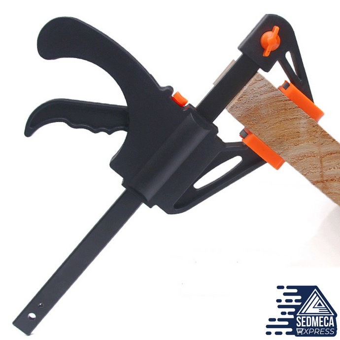 4 Inch F Clamp Clip Hard Grip Ratchet Quick Release DIY Woodworking Hand Vise Tool. Hand Tools & Equipments. Sedmeca Express.