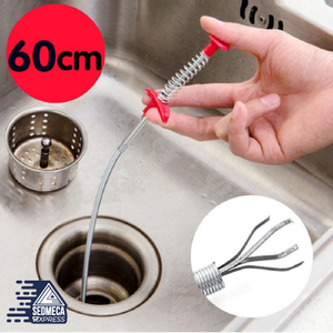 Sink Snake Cleaner Drain Auger Hair Catcher, Sink Dredge Drain Clog Remover Cleaning Tools for Kitchen Sink Bathroom Tub Toilet Clogged Drains Dredge Pipe Sewers Forlivese