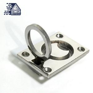 Durable Stainless Steel Marine Boat Deck Hatch Flush Pull Lift Handle Ring Door Knobs Handles Pull Ring