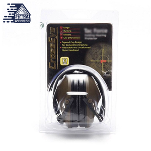 Ear protector Tactical Shooting Earmuff Adjustable Foldable Anti Noise Snore Earplugs Soft Padded Noise Canceling Headset Ideal for blocking out noises caused by airports, shootings, woodworking, large crowds, machining, household tools, or other troublesome noise. SEDMECA EXPRESS. Personal Protective Equipment.