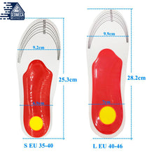 Load image into Gallery viewer, EiD Premium Orthotic Gel High Arch Support Insoles Gel Pad 3D Arch Support Flat Feet For Women / Men orthopedic Foot pain Unisex. Soft, light, and comfortable to wear. Full-length bow support. An extra heel pad protects the heel bone from a painful stroke. SEDMECA EXPRESS. Personal Protective Equipment.
