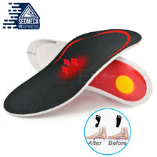 Load image into Gallery viewer, EiD Premium Orthotic Gel High Arch Support Insoles Gel Pad 3D Arch Support Flat Feet For Women / Men orthopedic Foot pain Unisex. Soft, light, and comfortable to wear. Full-length bow support. An extra heel pad protects the heel bone from a painful stroke. SEDMECA EXPRESS. Personal Protective Equipment.

