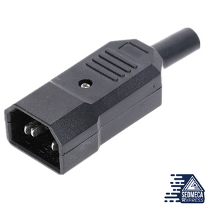 Electrical AC Socket 3 Female Male Inlet Connector 3 pin Socket Mount. Instrumentation and Electrical Materials. Sedmeca Express.