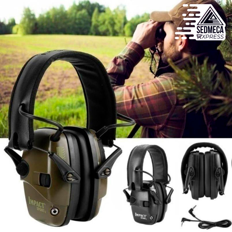  Electronic Shooting Earmuff Anti-Noise Tactical Ear Protector Hearing Protection Headset Foldable. SEDMECA EXPRESS. Personal Protective Equipment.