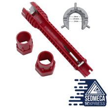 Load image into Gallery viewer, Faucet and Sink Installer Wrench Anti-Slip Handle Double Head Wrench Tool Extra-long design Wrench Tools. Sedmeca Express. Hand Tools &amp; Equipments. Construction &amp; Home.
