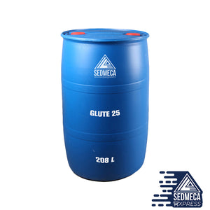 GLUTE 25 Glutaraldehyde-base Biocide is a highly active and biodegradable biocide glutaraldehyde-base with a broad spectrum of activity against sulfate-reducing and slime-forming bacteria in oil well drilling and completion applications. Sedmeca express chemical products 