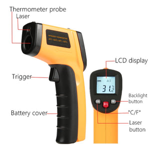 GM320 Non Contact Laser -50~400℃ Infrared Thermometer IR Laser Temperature Meter 40%. Hand Tools & Equipments. Sedmeca Express.