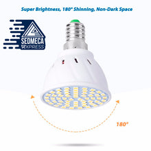 Load image into Gallery viewer, GU10 LED E27 Lamp E14 Spotlight Bulb 48 60 80  220V GU MR16 gu5.3 Lamp Spot light B22 5W 7W 9W. Sedmeca Espress Instrumentation and Electrical Materials.
