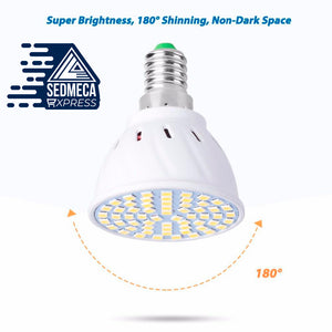 GU10 LED E27 Lamp E14 Spotlight Bulb 48 60 80  220V GU MR16 gu5.3 Lamp Spot light B22 5W 7W 9W. Sedmeca Espress Instrumentation and Electrical Materials.