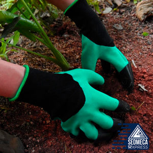 Garden Gloves with Claws Digging soil and planting gardening gloves garden split claw gloves .Sedmeca express personal protective equipment 