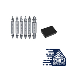 Load image into Gallery viewer,  HHS Double Ended Screw Extractor Damaged Screw Extractor Drill Bit Extractor Drill Set Broken Speed Out Bolt Extractor Bolt Stud. Sedmeca Express. Hand Tools &amp; Equipments.
