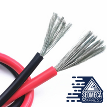 Load image into Gallery viewer, Heat-resistant cable wire Soft silicone wire 12AWG 14AWG 16AWG 18AWG 20AWG 22AWG 24AWG 26AWG 28AWG 30AWG heat-resistant silicone. Sedmeca Espress Instrumentation and Electrical Materials.
