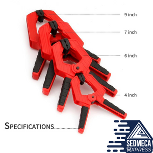 Heavy duty woodworking plastic spring clamp strong A type extra large clip nylon wood carpenter spring clamps tool. Sedmeca Express. Hand Tools & Equipments.