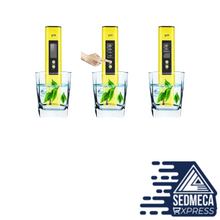 Load image into Gallery viewer, High Accuracy 0.01 LCD Digital PH Meter Tester for Water Food Aquarium Pool Hydroponics Pocket Size PH Tester Large LCD 0-14 PH. Sedmeca Espress Instrumentation and Electrical Materials.
