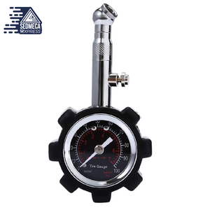 High Accuracy Tire Pressure Gauge Black 100 psi For Accurate Car Air Pressure Tyre Gauge For Car Truck and Motorcycle. Sedmeca Express. Hand Tools & Equipments.