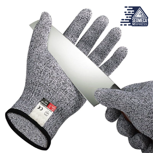 High Quality Anti Cut Gloves Safety Proof Stab Resistant Wire Metal Mesh Kitchen Butcher Cut-Resistant Tactical Gardening Gloves. SEDMECA EXPRESS. Personal Protective Equipment.