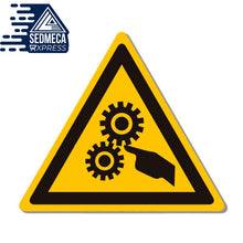 Load image into Gallery viewer, High-quality 5/Pcs Warning Signs Stickers Logo Security Safety Labels Water Oil-Proof Warning Tags Wall Machine Sticker. SEDMECA EXPRESS. Personal Protective Equipment.
