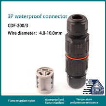 Load image into Gallery viewer, IP68 Electrical Waterproof Connector Wire Cable 2/3/5 Pin Outdoor Plug Straight Quick

