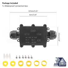 Load image into Gallery viewer,  IP68 Waterproof Junction Box Electrical 2/3/4/5/6 Way Enclosure Block Cable Connecting Line Protection for Wiring Accessories. Sedmeca Espress Instrumentation and Electrical Materials.

