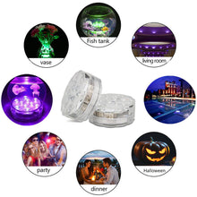 Load image into Gallery viewer,  IP68 Waterproof Multi Color Submersible LED Lights Underwater Decoration. Instrumentation and Electrical Materials. Sedmeca Express.
