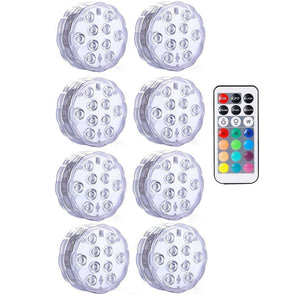  IP68 Waterproof Multi Color Submersible LED Lights Underwater Decoration. Instrumentation and Electrical Materials. Sedmeca Express.