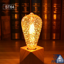 Load image into Gallery viewer, Light Bulb Vintage Star Fireworks Lamp Holiday Night Light Christmas Tree
