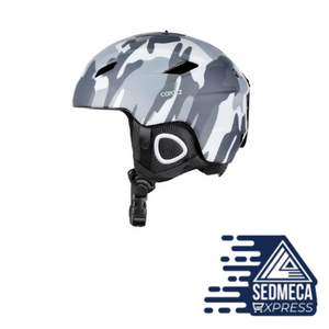 Light Ski Helmet with Safety Certificate Integrally-Molded Snowboard Helmet Cycling Skiing Snow Men Women Child Kids. Sedmeca express products. 