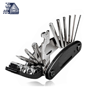 Portable wrench bicycle multi-tool Screwdriver Motorcycle bike Allen fix Touring pocket
