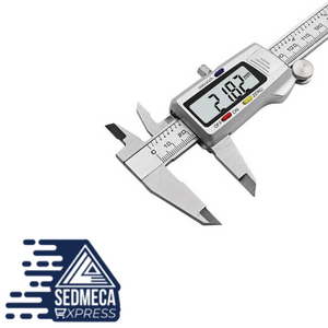 Measuring Tool Stainless Steel Digital Caliper 6 "150mm Messschieber paquimetro measuring instrument Vernier Calipers. Sedmeca Express. Hand Tools & Equipments.