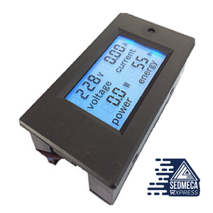 4 in 1 Meter Voltage, Current Power Energy Meter Meter AC 80-260V 20A Voltmeter Ammeter Watt Power Meter. Sedmeca Express. Instrumentation and Electrical Materials.