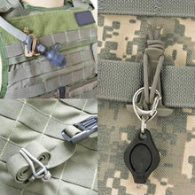 Load image into Gallery viewer, 1/2/5Pcs Molle Backpack Buckle Carabiner Clips Outdoor Nylon Camping Bag Hanger Hook Clamp EDC Carabiner Survival Gear Tools. Secures webbing, cords, wires, excess materials Elastic shock cord, Easy adjustment. SEDMECA EXPRESS. Hand Tools &amp; Equipments.
