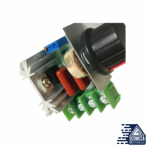 Motor speed controller, electronic thyrisistor, voltage regulator 2000w 220v and temperature