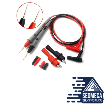 Multimeter Test Leads Universal Cable AC DC 1000V 20A 10A CAT III Measuring Probes Pen for Multi-Meter Tester Wire Tips. Sedmeca Espress Instrumentation and Electrical Materials.