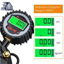 Load image into Gallery viewer, Neoteck Digital Car EU Tire Air Pressure Inflator Gauge LCD Display LED Backlight Vehicle Tester Inflation Monitoring Manometro. Sedmeca Espress Instrumentation and Electrical Materials.
