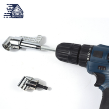 Load image into Gallery viewer, New Adjustable 105 Degree Right Angle Driver Screwdriver Hand Tools Set 1/4 Hex Shank For Power Drill Screwdriver Bits Tools. Sedmeca Express. Hand Tools &amp; Equipments.
