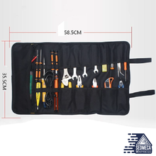 Load image into Gallery viewer,  New Multifunction Oxford Cloth Folding Wrench Bag Tool Roll Storage Portable Case Organizer Holder Pocket Tools Pouch. Sedmeca Express. Hand Tools &amp; Equipments.
